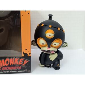 Atomic Monkey 2010 FrankenMonkey Black & Orange Vinyl Figure Roberto Jauregui
